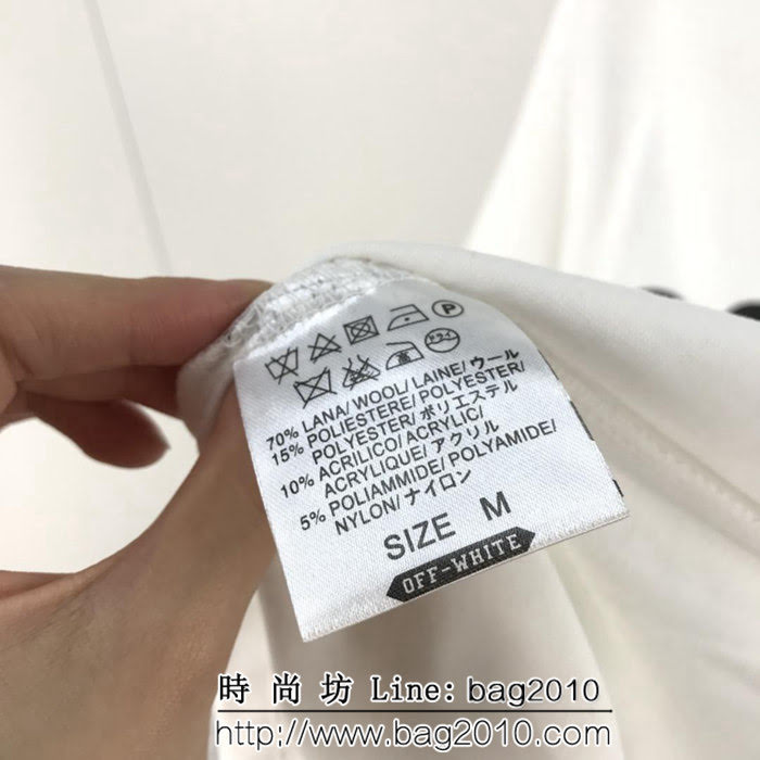 OFF-white19ss春夏新款 03支線系列 箭頭印花 精梳棉短袖 男女同款 ydi1455